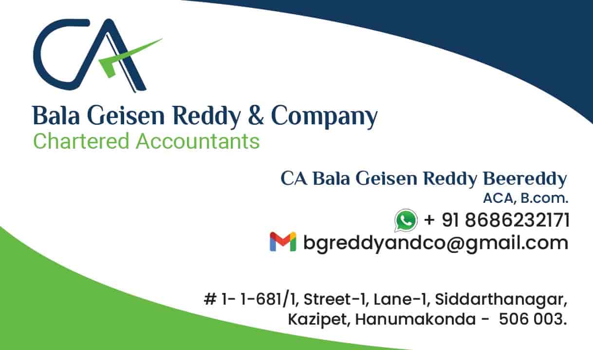 Bala Geisen Reddy And Company Chartered Accountants