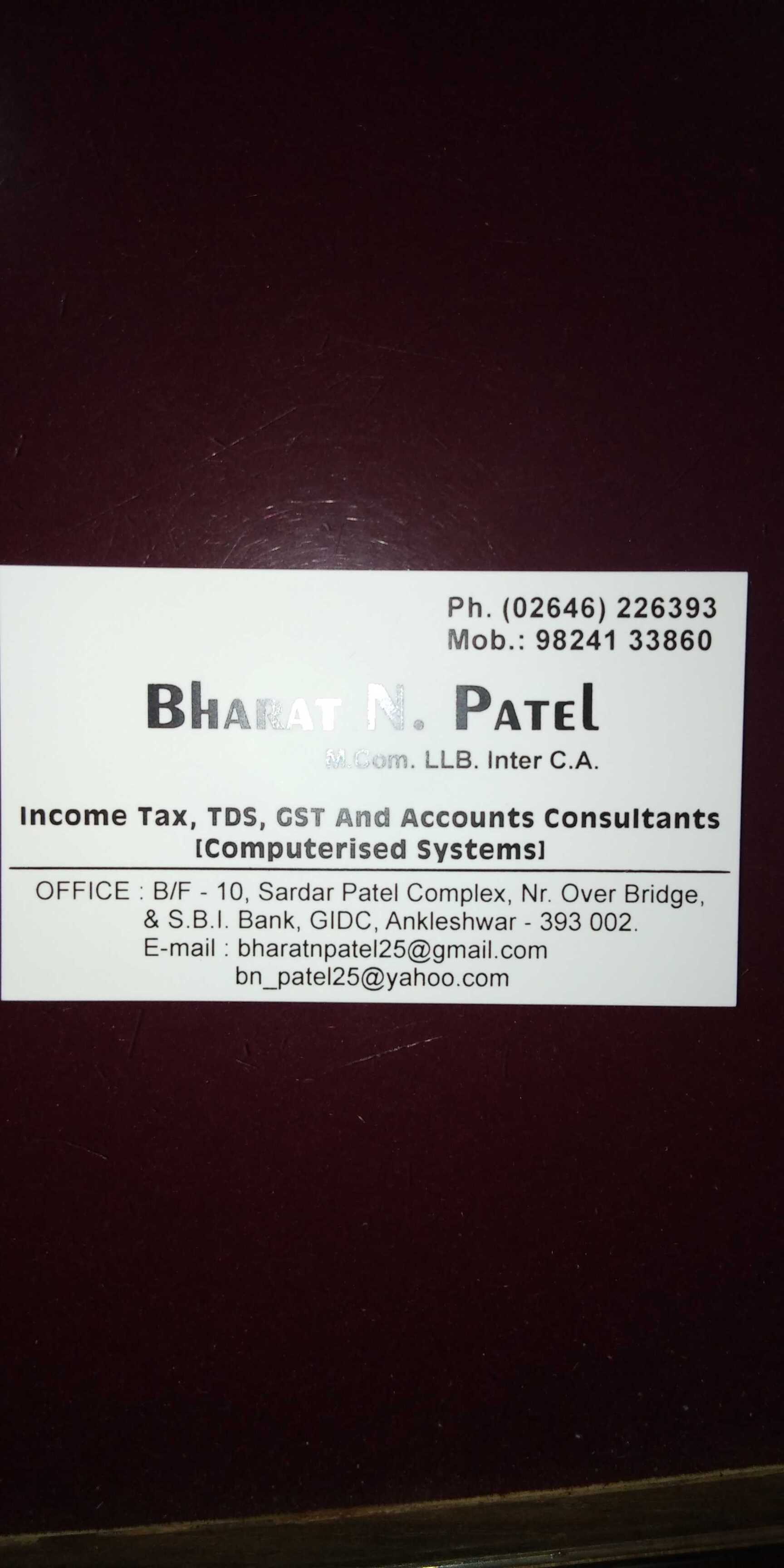Bharat N Patel
