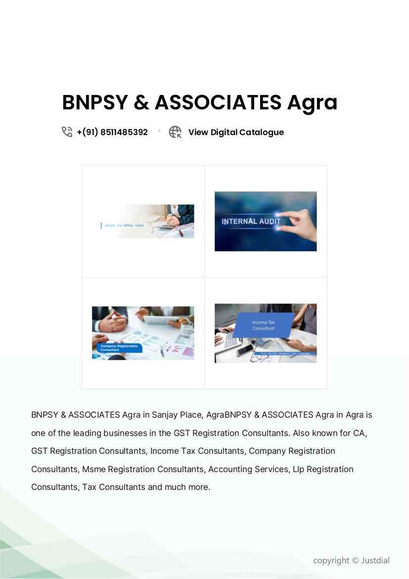 BNPSY & ASSOCIATES Agra