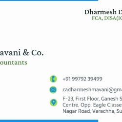 Dharmesh Mavani & Co. Chartered Accountant