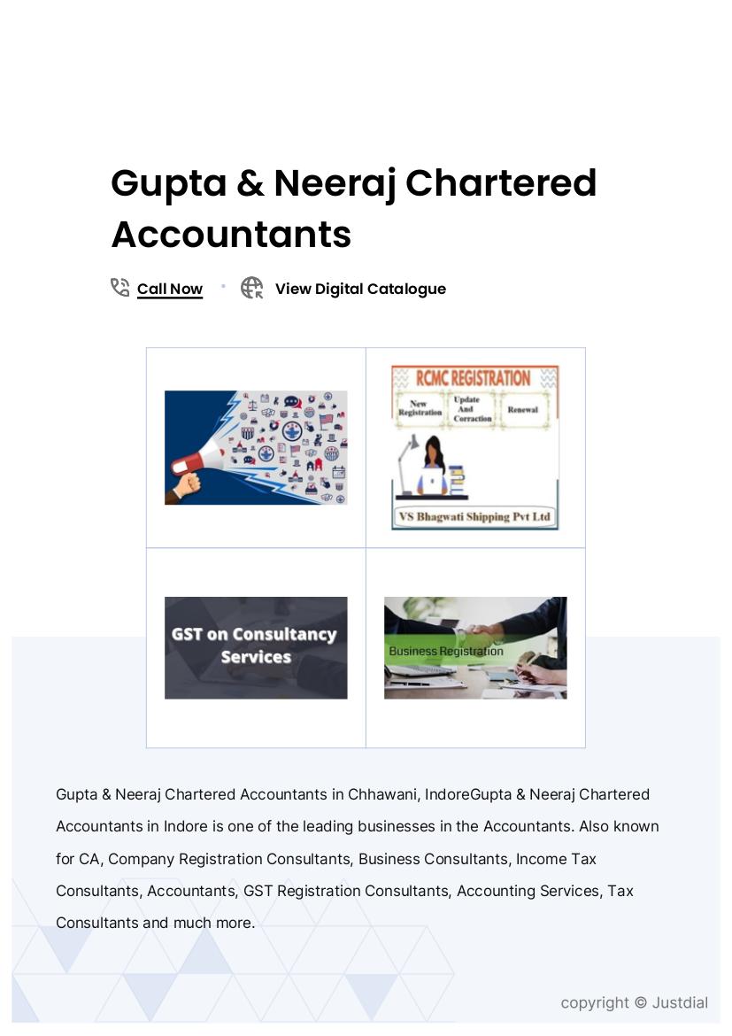 Gupta & Neeraj Chartered Accountants