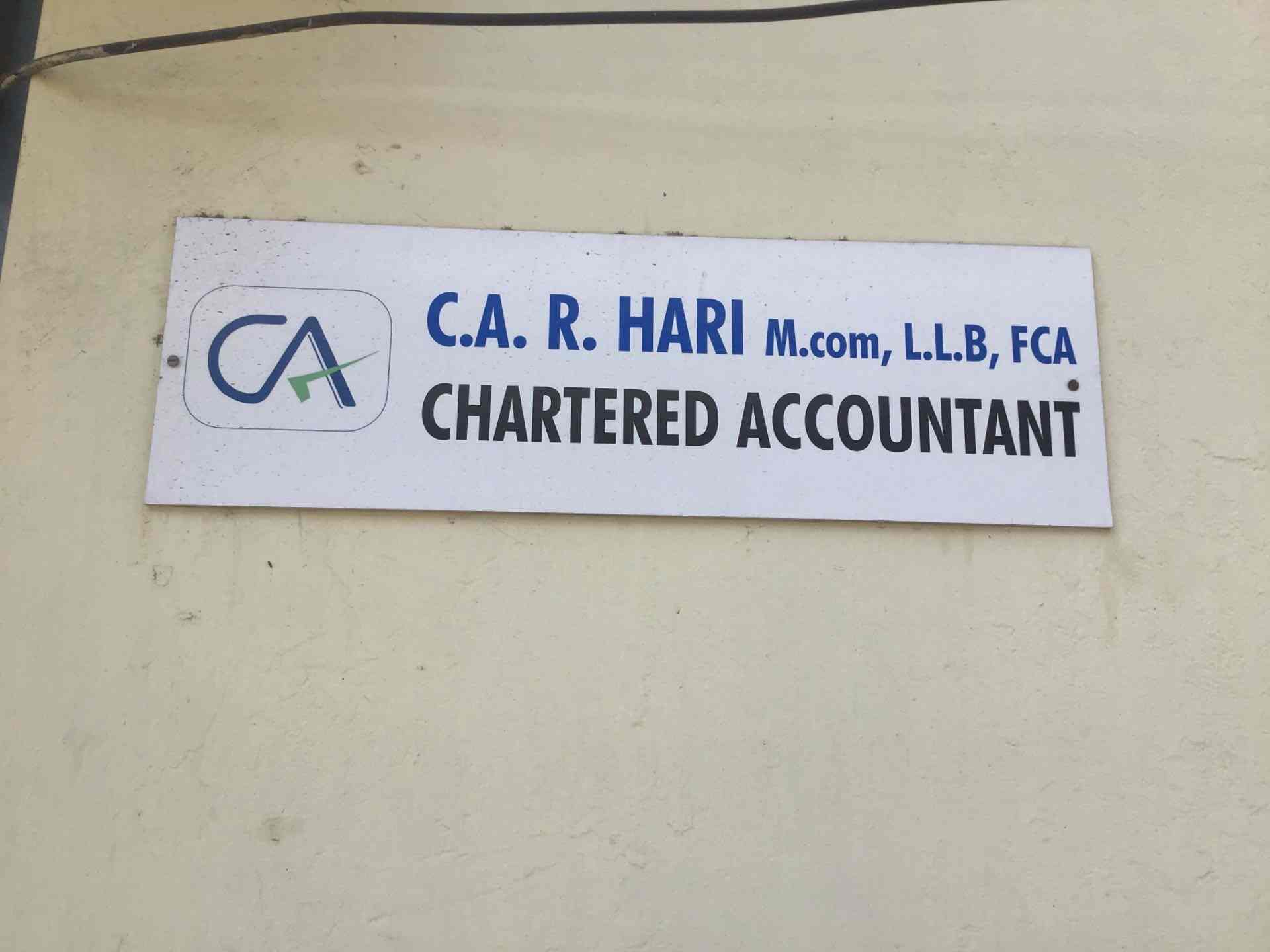 H Ramakrishnan Chartered Accountants