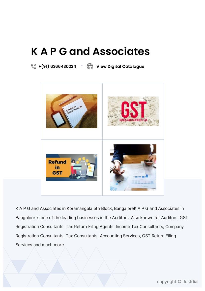 K A P G and Associates