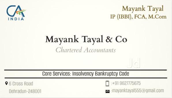 Mayank Tayal and Co
