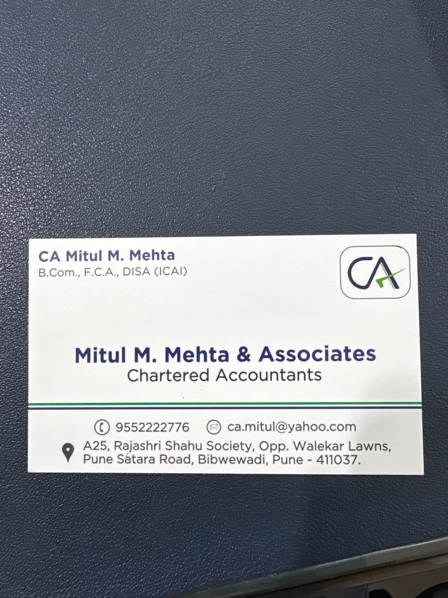Mitul M Mehta and Associates Chartered Accountant