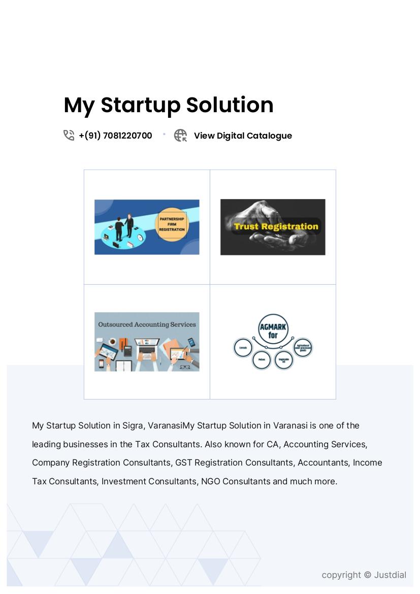 My Startup Solution