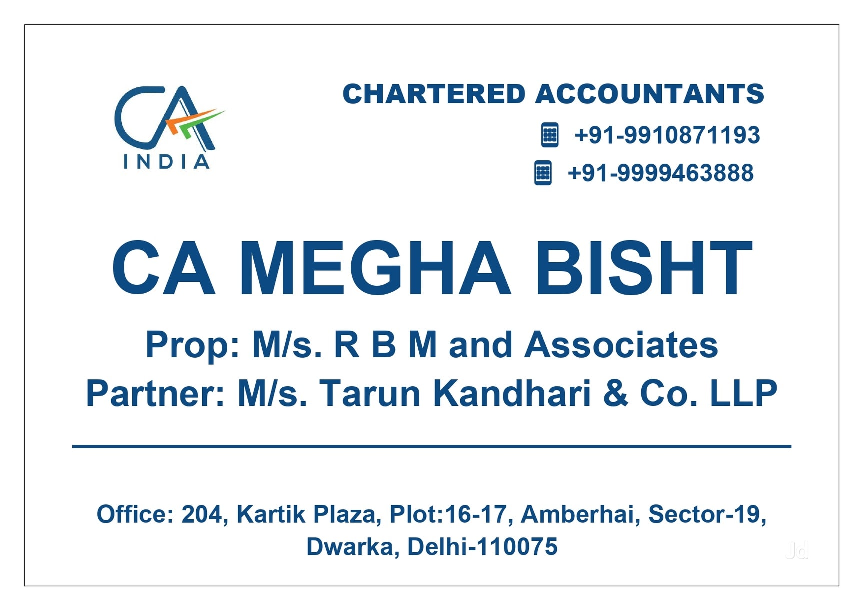 R B M and Associates (Chartered Accountants)