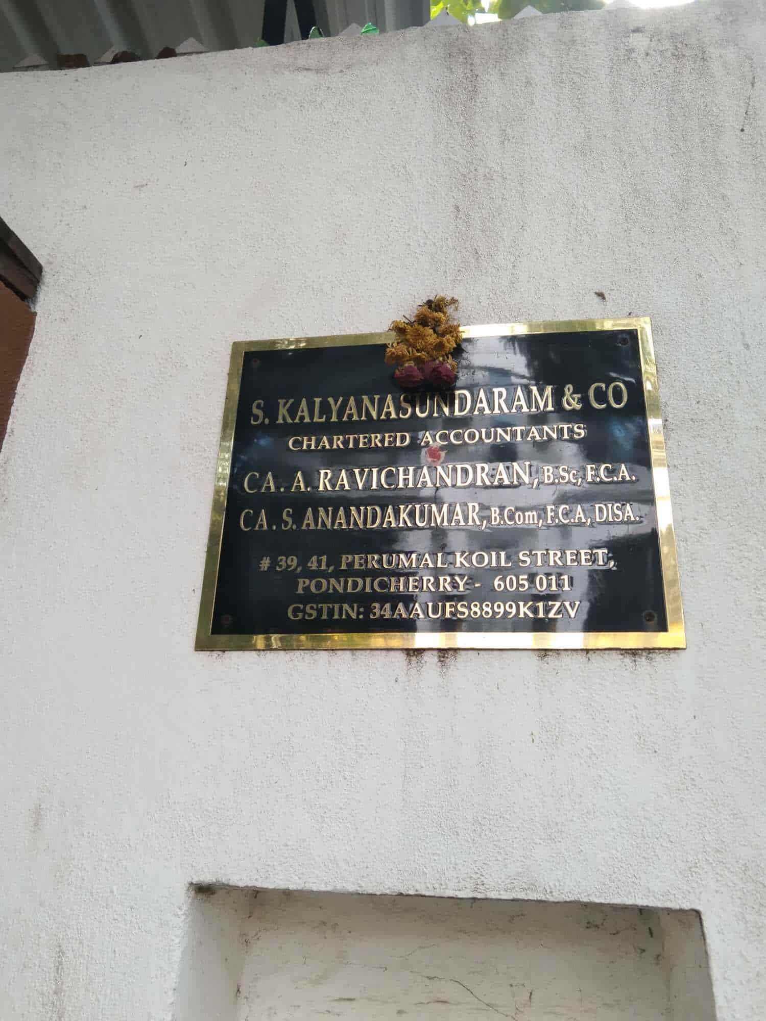 S Kalyana Sundaram & Co