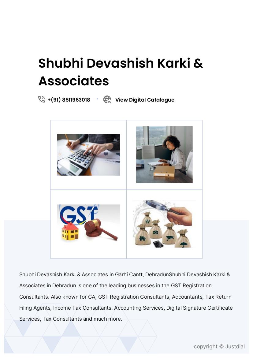 Shubhi Devashish Karki & Associates