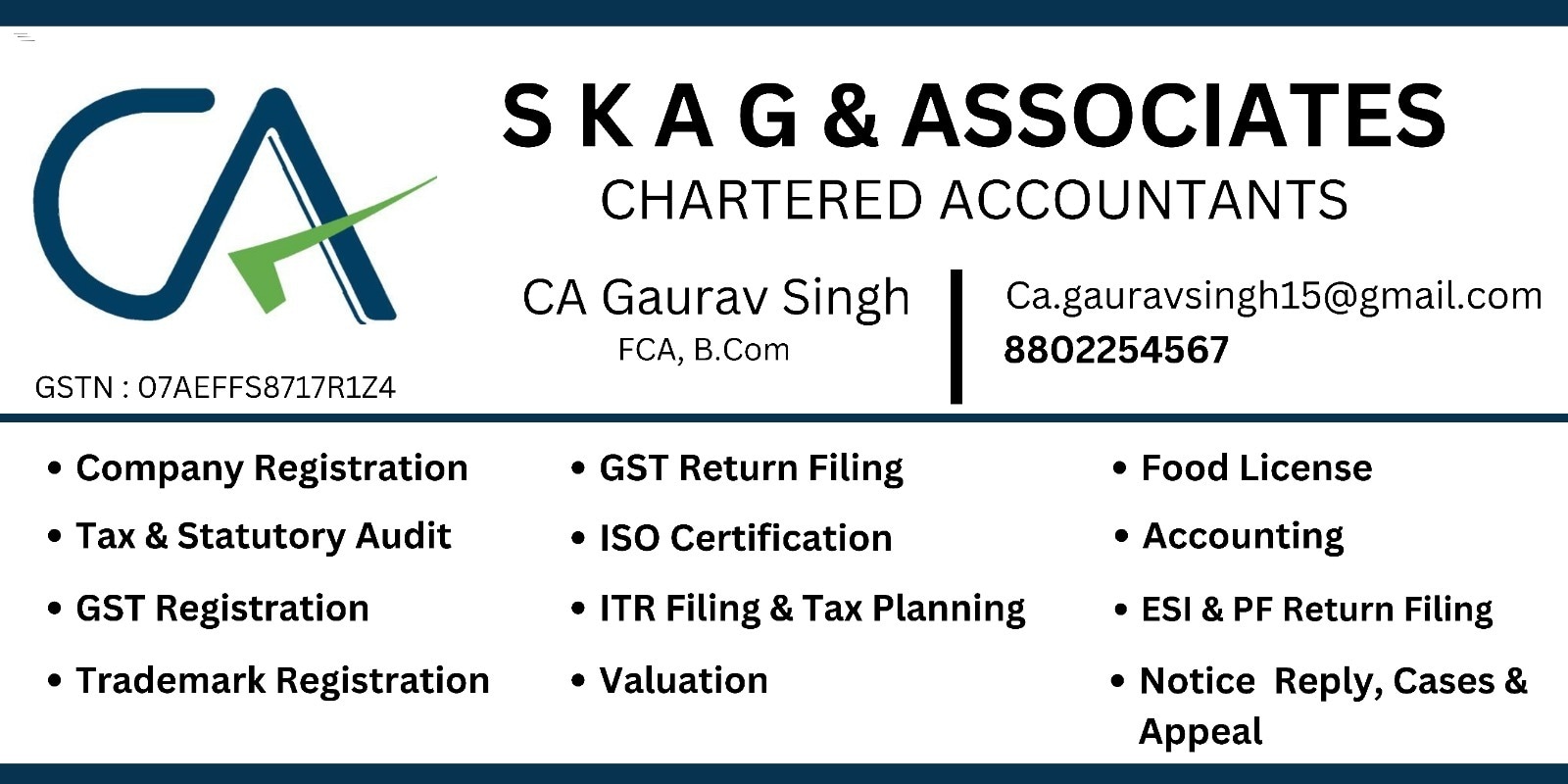 SKAG and Associates- Chartered Accountants & CA