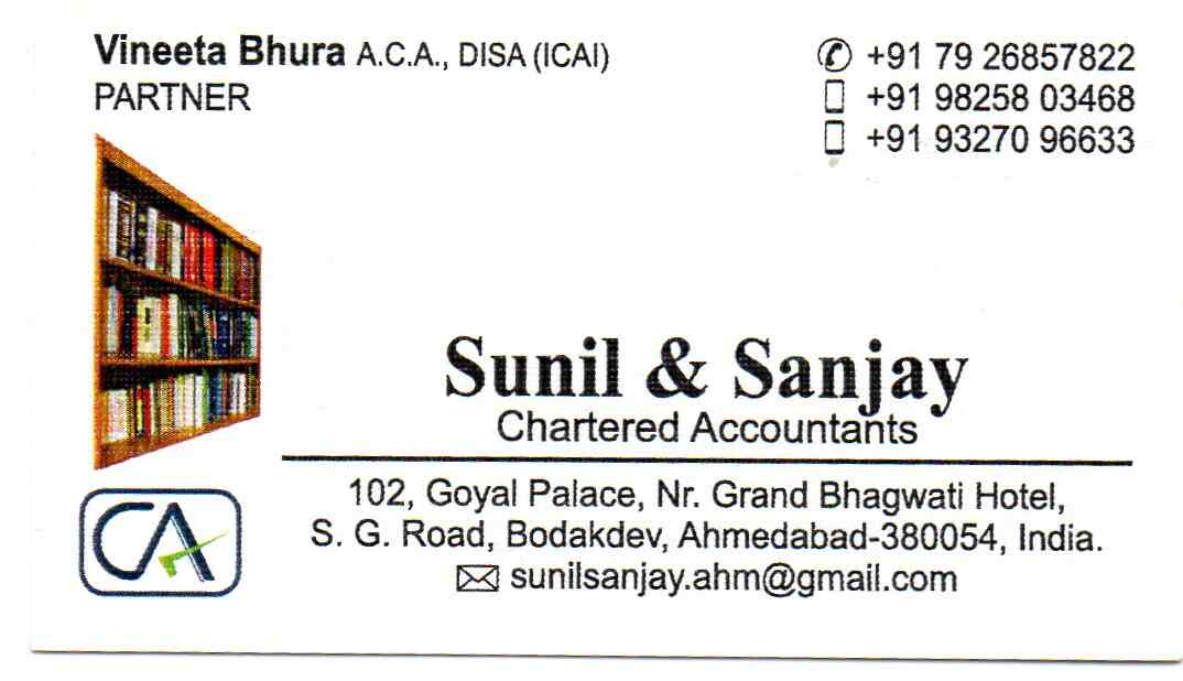 Sunil & Sanjay Chartered Accountants