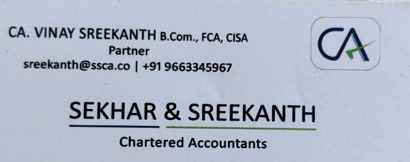 Y V Sreekanth And Co Chartered Accountants