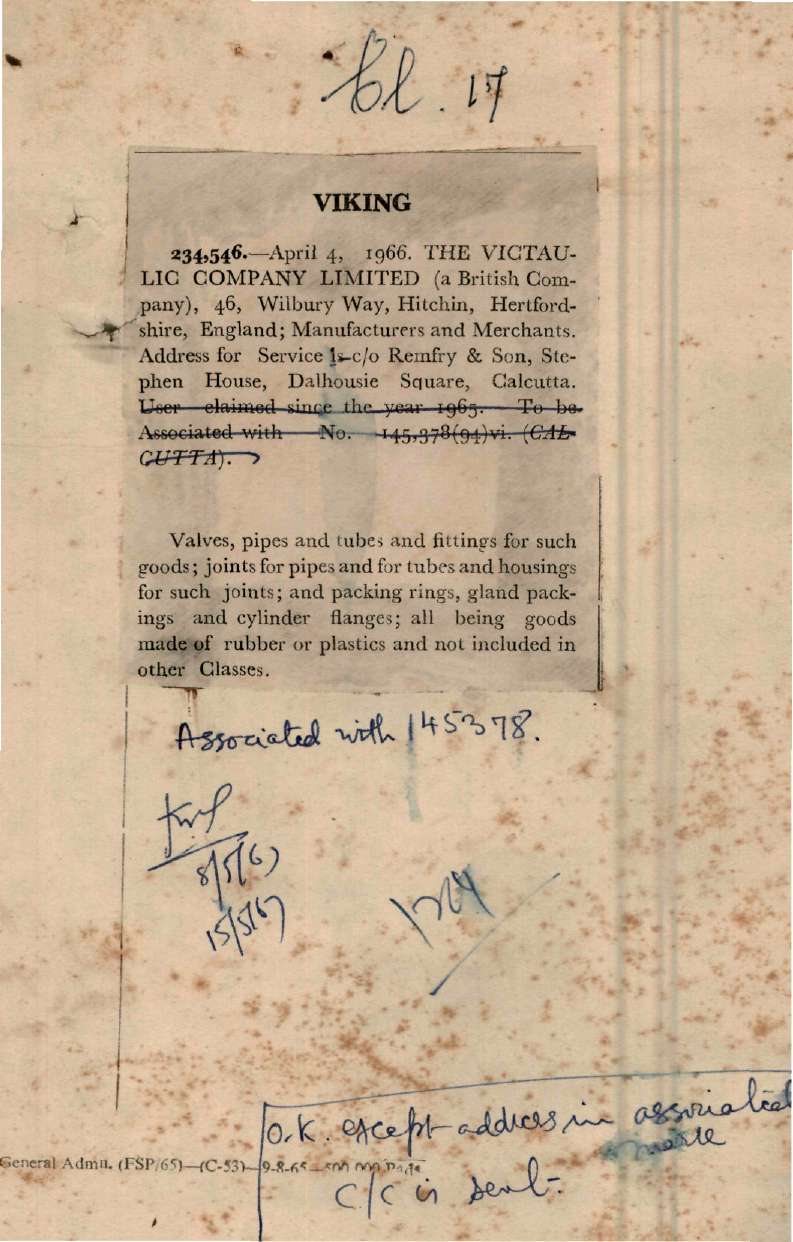 VIKING trademark artwork