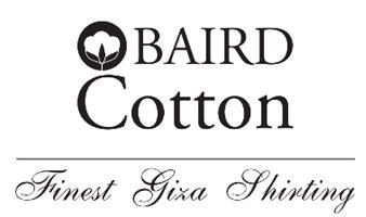 BAIRD Cotton Finest Giza Shirting trademark artwork