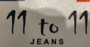 11 TO 11 JEANS trademark artwork