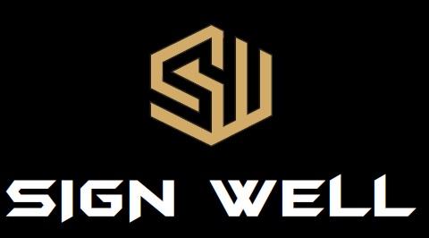 DEVICE OF SW WITH SIGN WELL trademark artwork