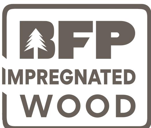 BFP IMPREGNATED WOOD trademark artwork