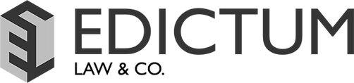 EDICTUM LAW & CO. logo trademark artwork