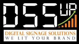 "DSS UP DIGITAL SIGNAGE SOLUTIONS" trademark artwork