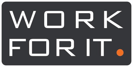 WORK FOR IT. trademark artwork