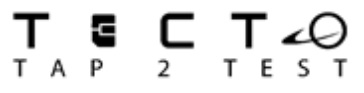 TECTO TAP 2 TEST trademark artwork
