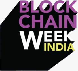 BLOCK CHAIN WEEK INDIA Logo trademark artwork