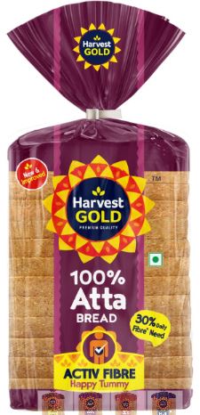 Harvest Gold Atta Bread trademark artwork