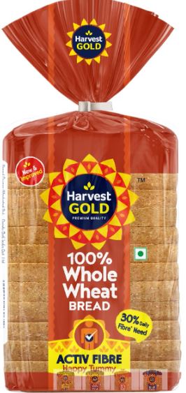 Harvest Gold Whole Wheat Bread trademark artwork