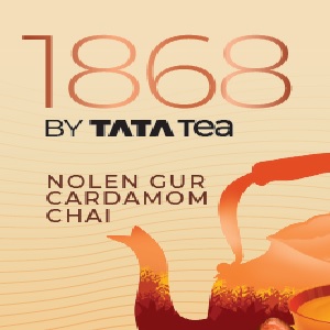 1868 By Tata Tea- NOLEN GUR CARDAMOM CHAI ( Logo and device) trademark artwork
