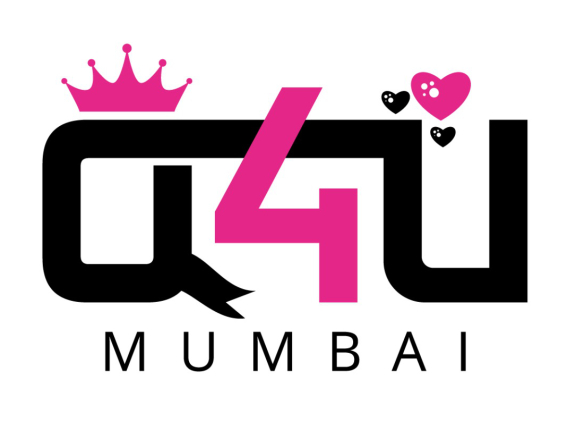 Q4U along with slogan MUMBAI as per color combination Label trademark artwork