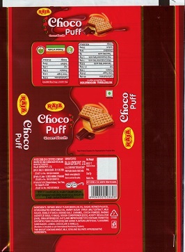RAJA CHOCO PUFF trademark artwork