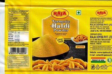 RAJA TURMERIC HALDI trademark artwork