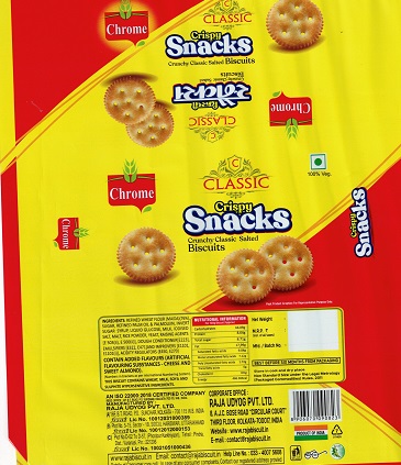 CHROME CLASSIC SNACKS trademark artwork