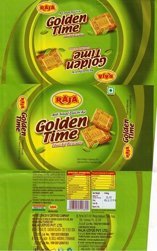 RAJA GOLDEN TIME trademark artwork