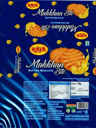 RAJA MAKKHAN BITE trademark artwork