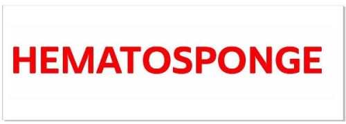 HEMATOSPONGE trademark artwork