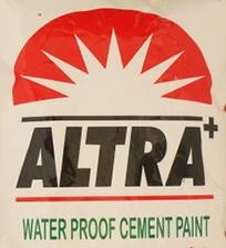 ALTRA+ WATER PROOF CEMENT PAINT trademark artwork