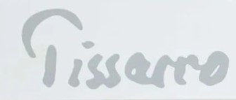 Pissarro trademark artwork