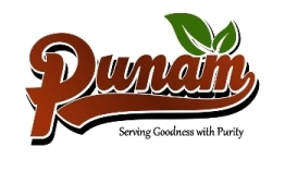Punam With Tagline Serving Goodness with Purity trademark artwork