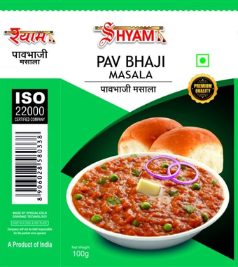 SHYAM PAV BHAJI MASALA trademark artwork