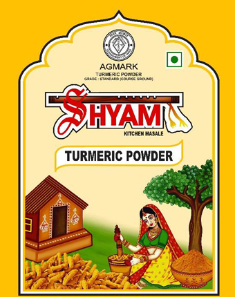 SHYAM TURMERIC POWDER trademark artwork