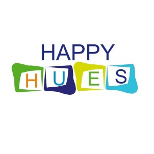 HAPPY HUES trademark artwork