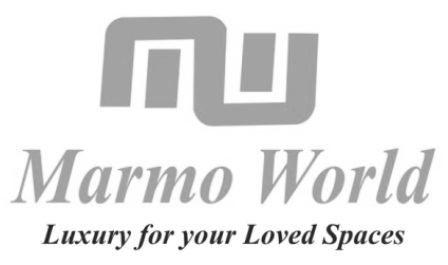 Marmo World with tagline Luxury for your Loved Spaces trademark artwork