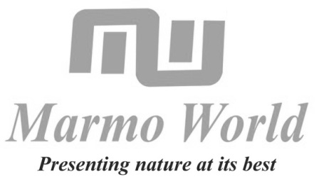 Marmo World with tagline Presenting nature at its best trademark artwork