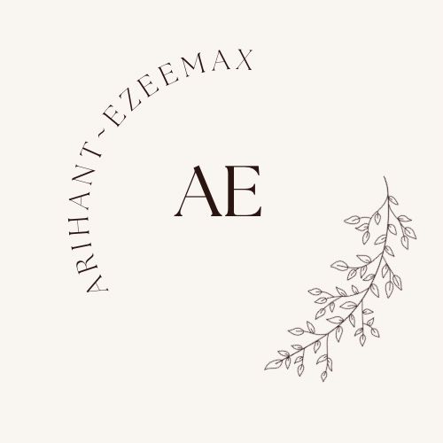 ARTISTIC LABLE CONTAINING WORDS "ARIHANT-EZEEMAX" & "AE" IN TYPICAL FASHION trademark artwork