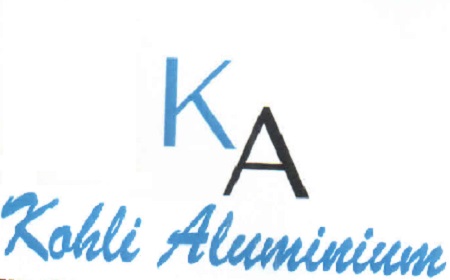 KA (KOHLI ALUMINIUM) trademark artwork