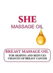 SHE MASSAGE OIL trademark artwork