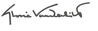 GLORIA VANDERBILT trademark artwork