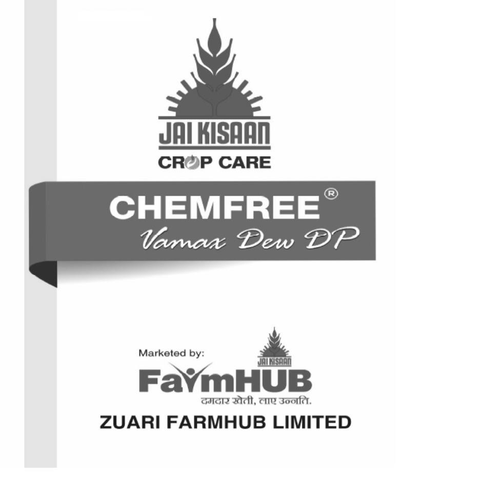 Jai Kisaan Crop Care Chemfree Vamax Dew (Device) trademark artwork