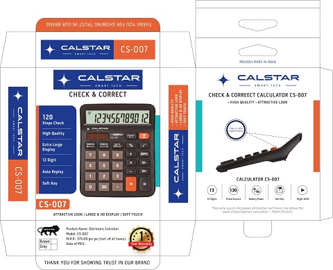 CALSTAR SMART TECH trademark artwork